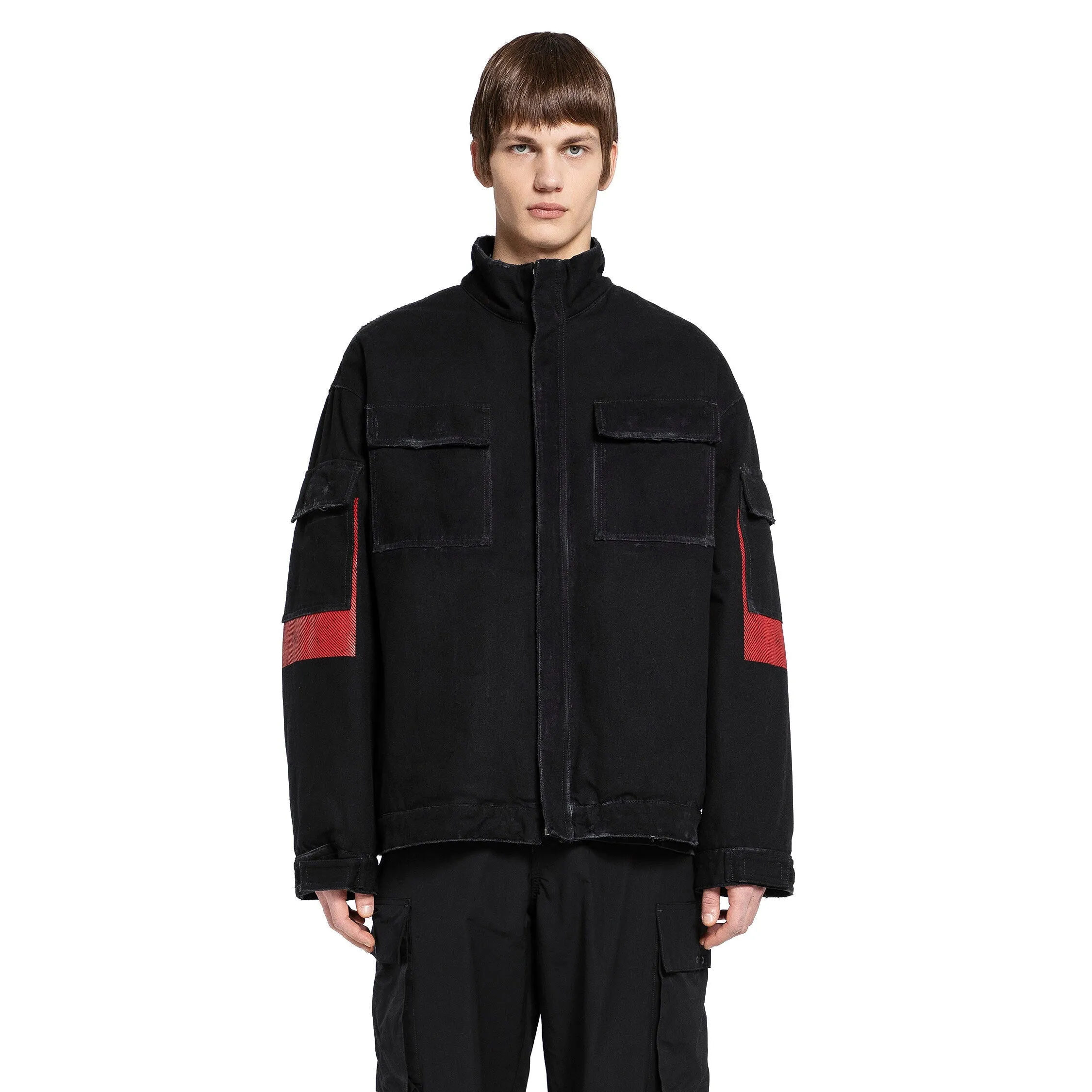 44 LABEL GROUP MAN BLACK JACKETS