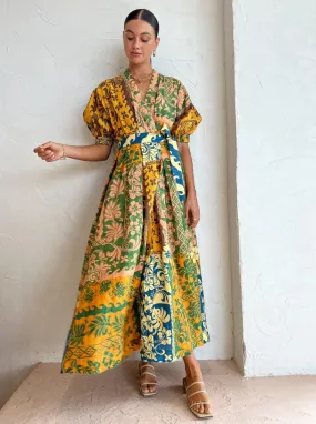 Alemais Archie Wrap Dress in Multi