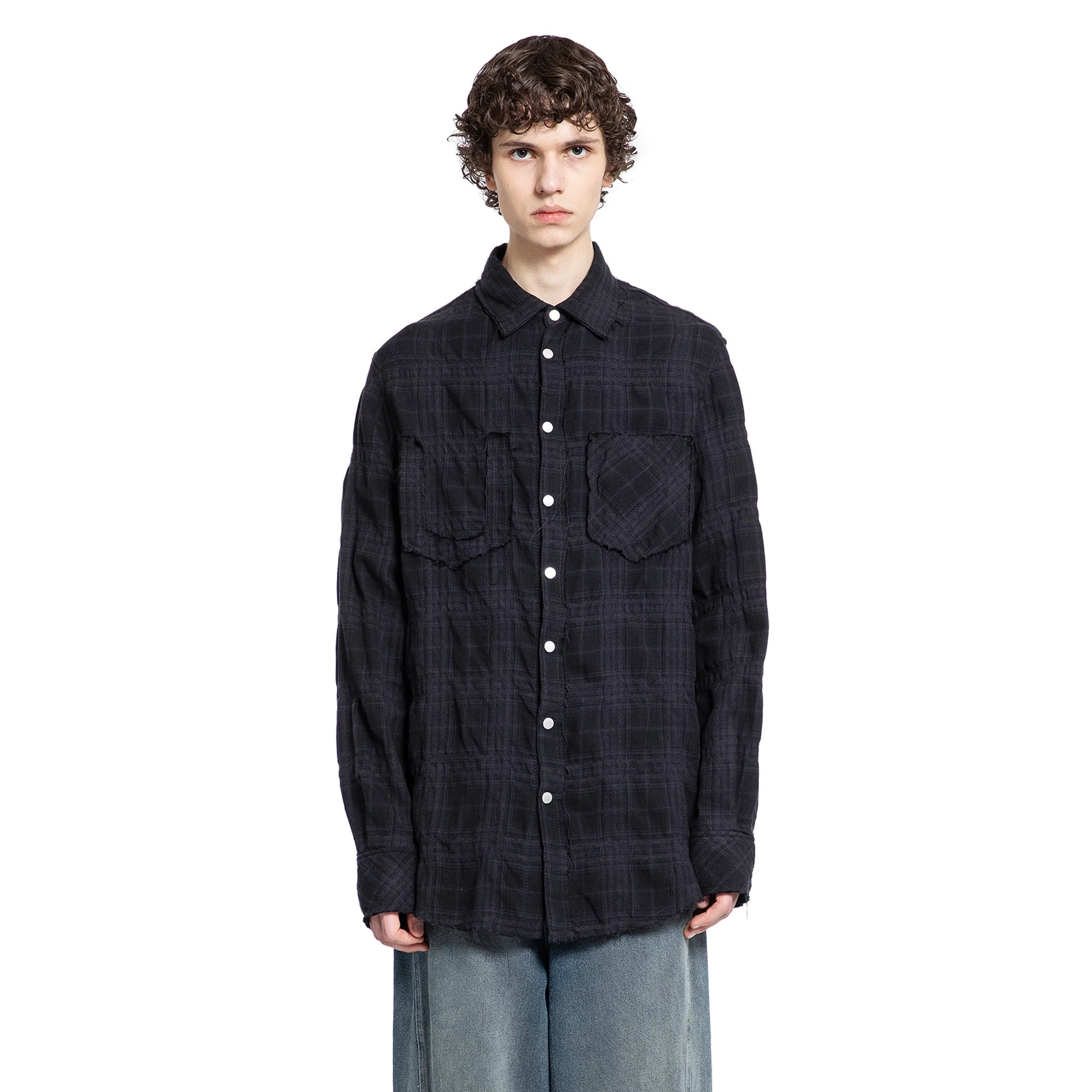 ANDREA YA AQOV MAN BLACK SHIRTS
