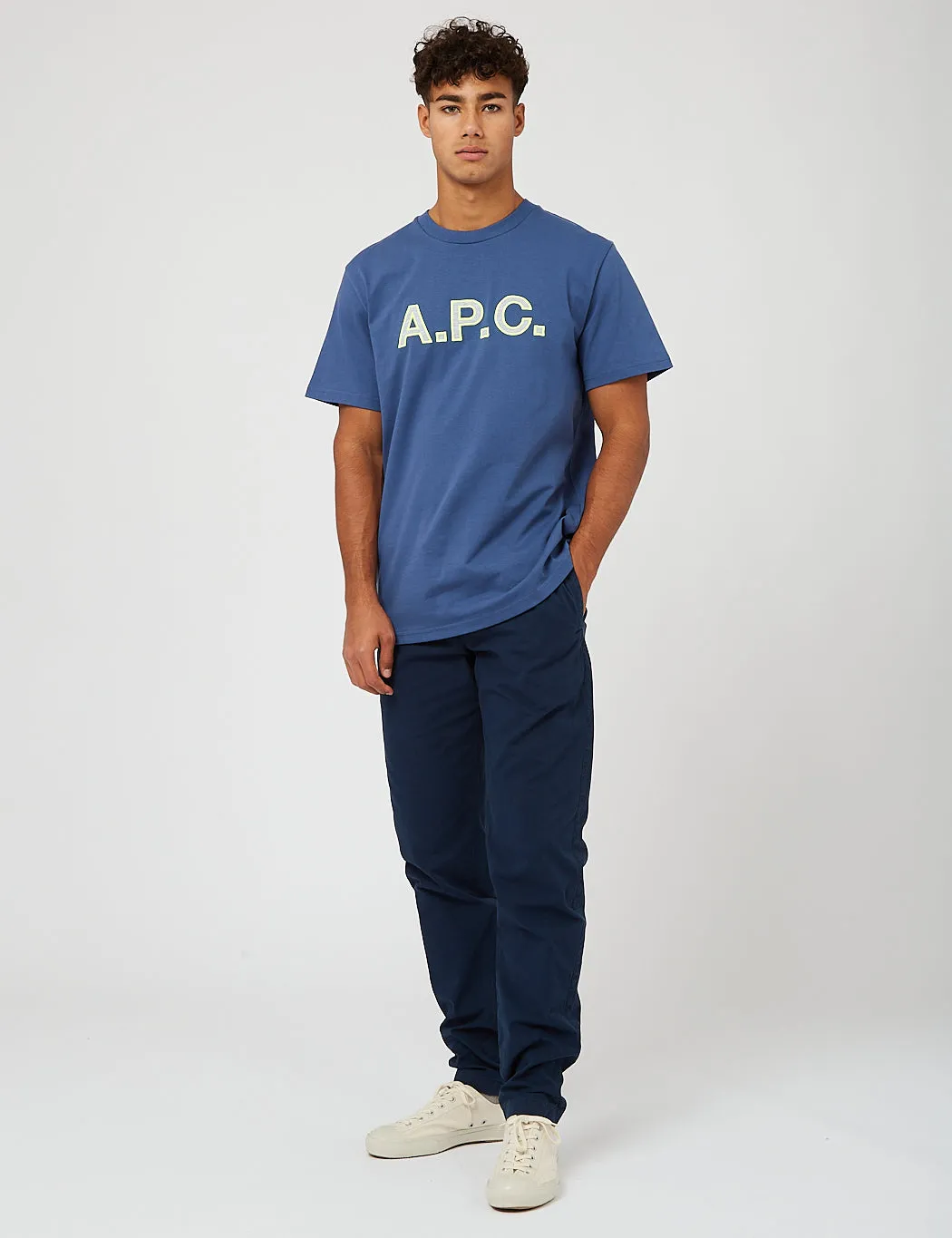 A.P.C. Romain T-Shirt - Navy Blue