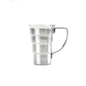 Barfly 2 Oz Stepped Jigger, Stainless Steel