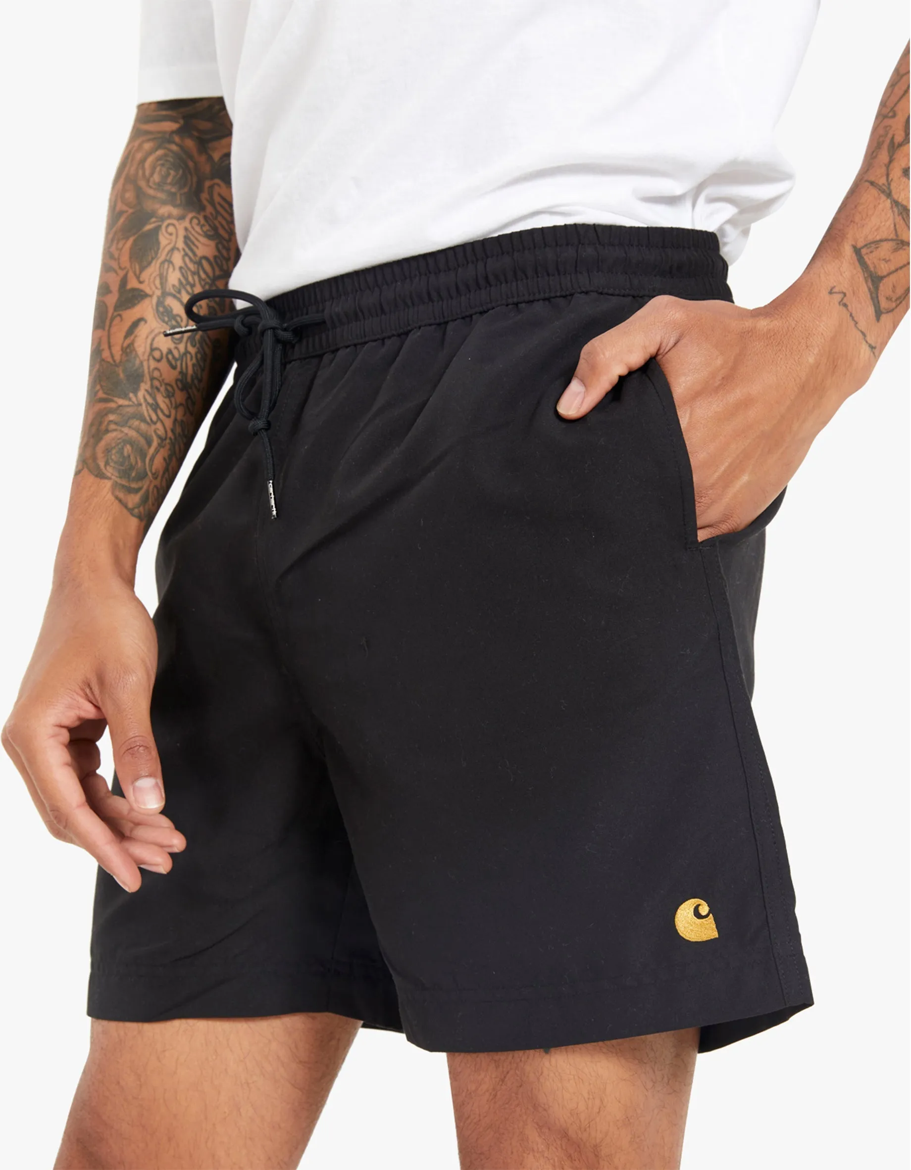 Chase Swim Trunks - Black/Gold