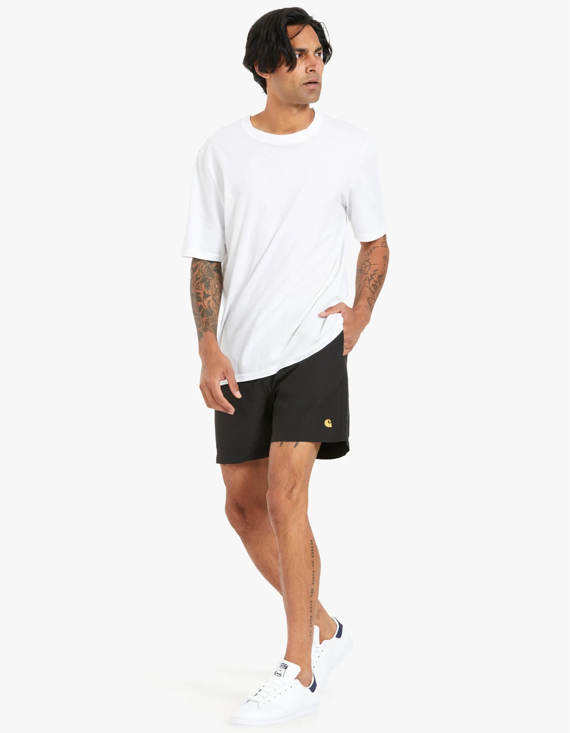 Chase Swim Trunks - Black/Gold