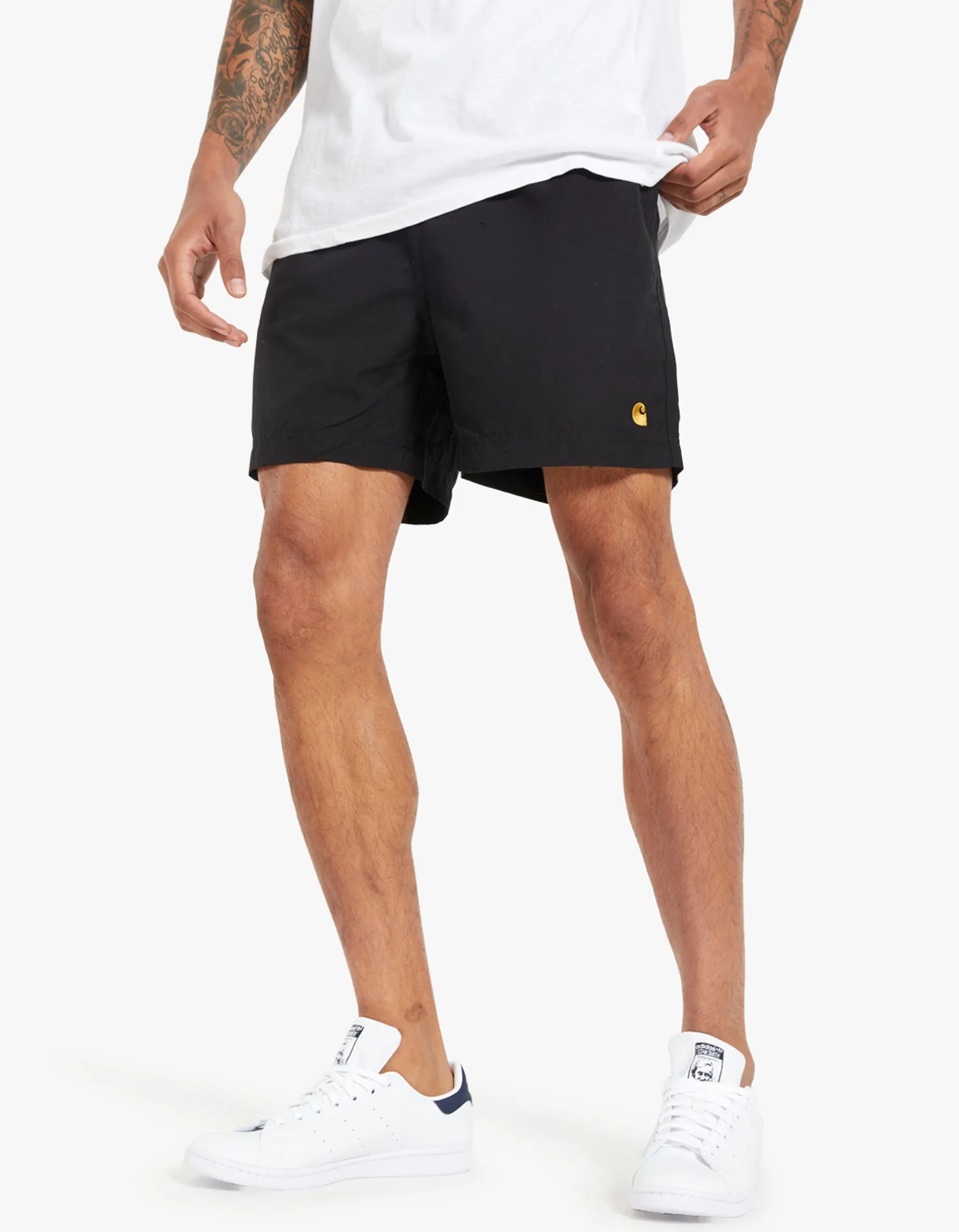 Chase Swim Trunks - Black/Gold