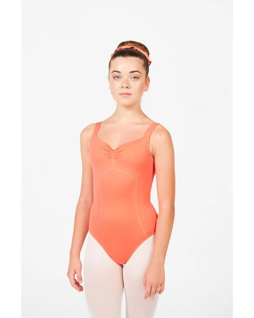 Claudia Dean World Aurora Signature Collection Sweetheart Neckline Seamed Tank Leotard - Girls
