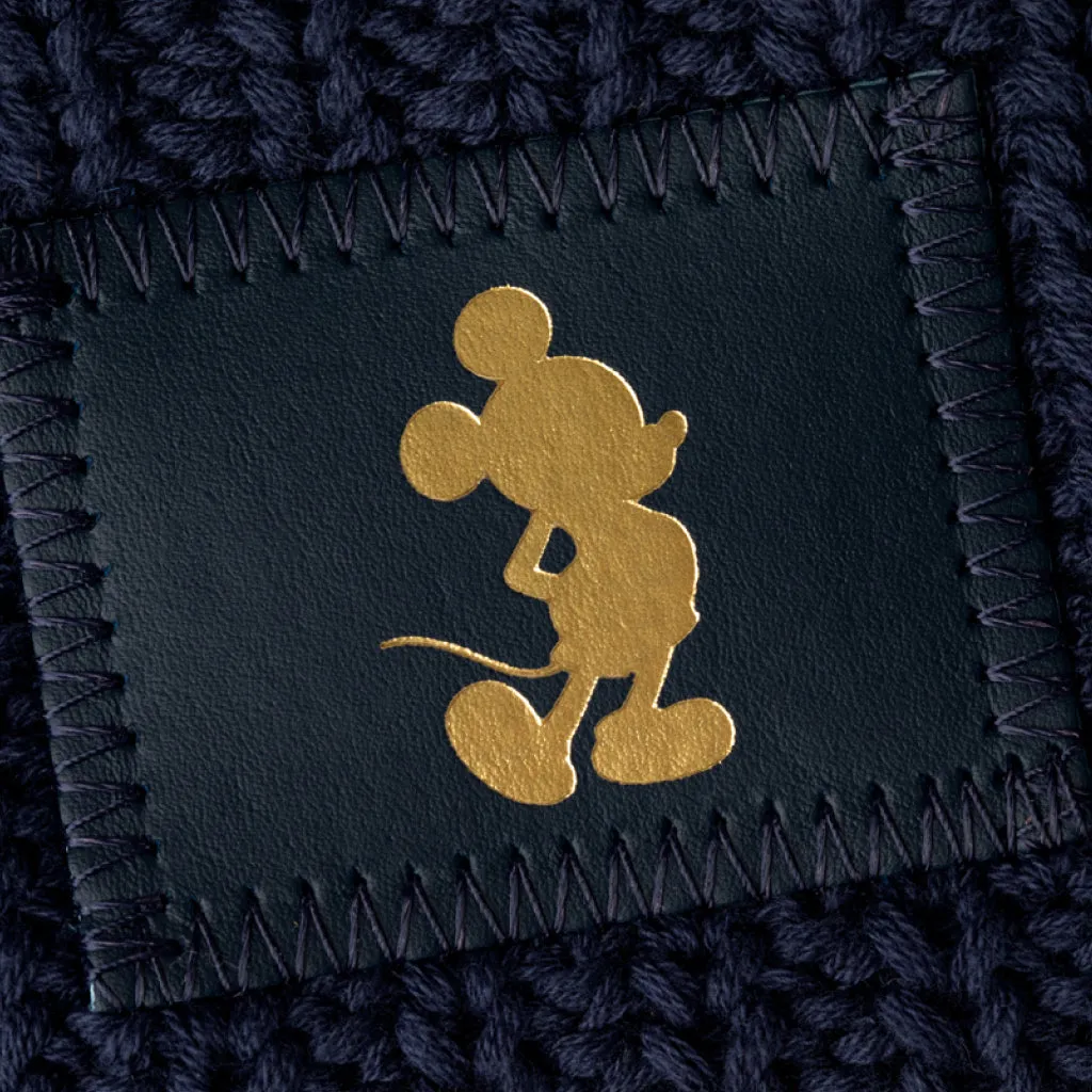 Disney's Mickey Mouse Navy Double Pom Beanie