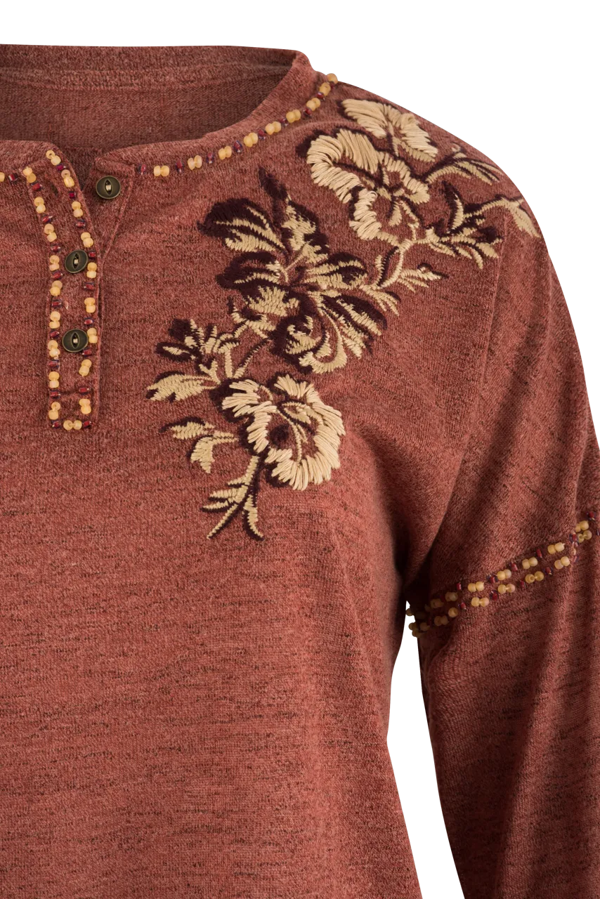 Double D Ranch Edith Floral Top