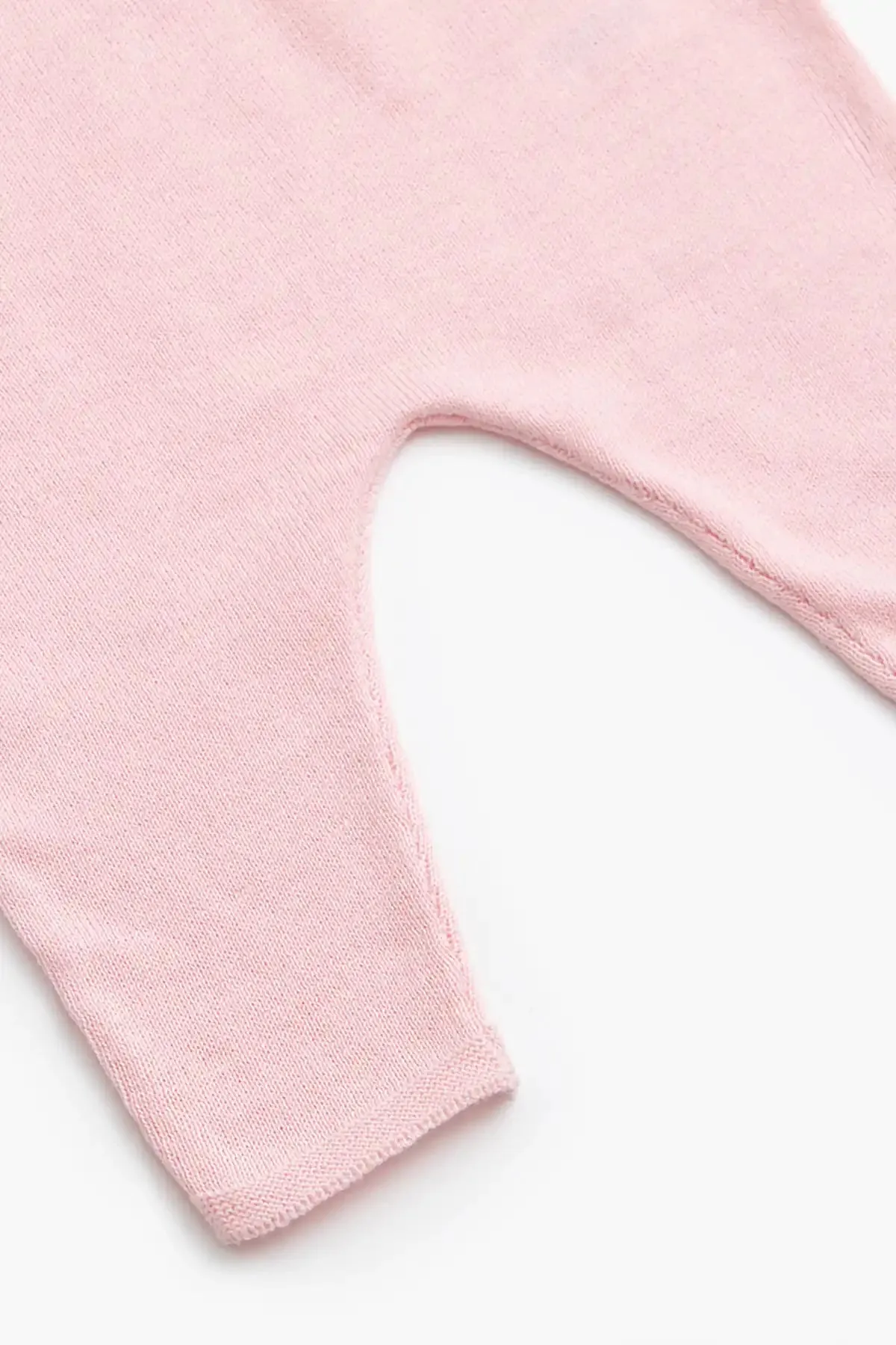 Double Ruffle Sweater Romper_Pink