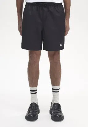Fred Perry - Classic Black - Board Shorts