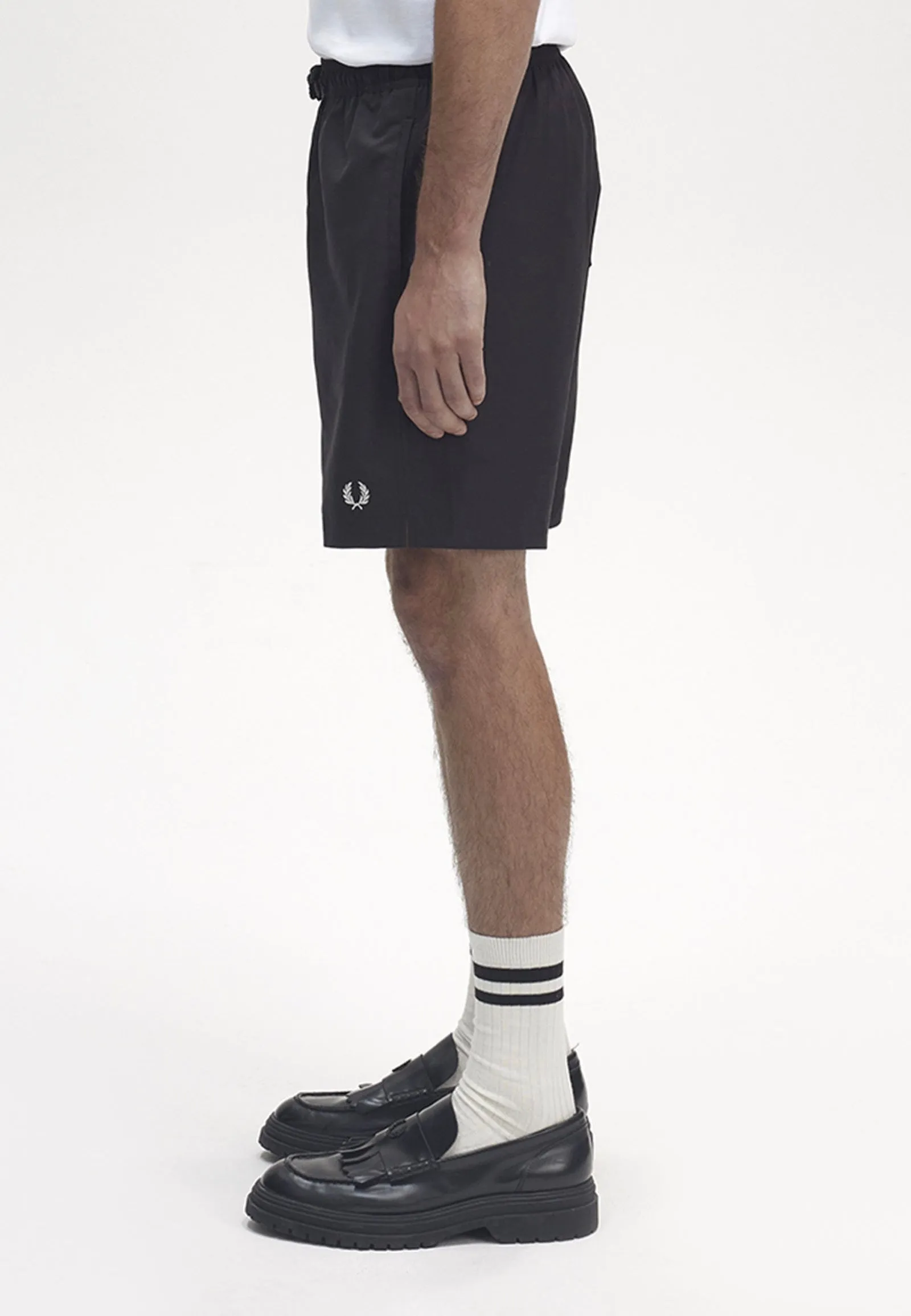 Fred Perry - Classic Black - Board Shorts
