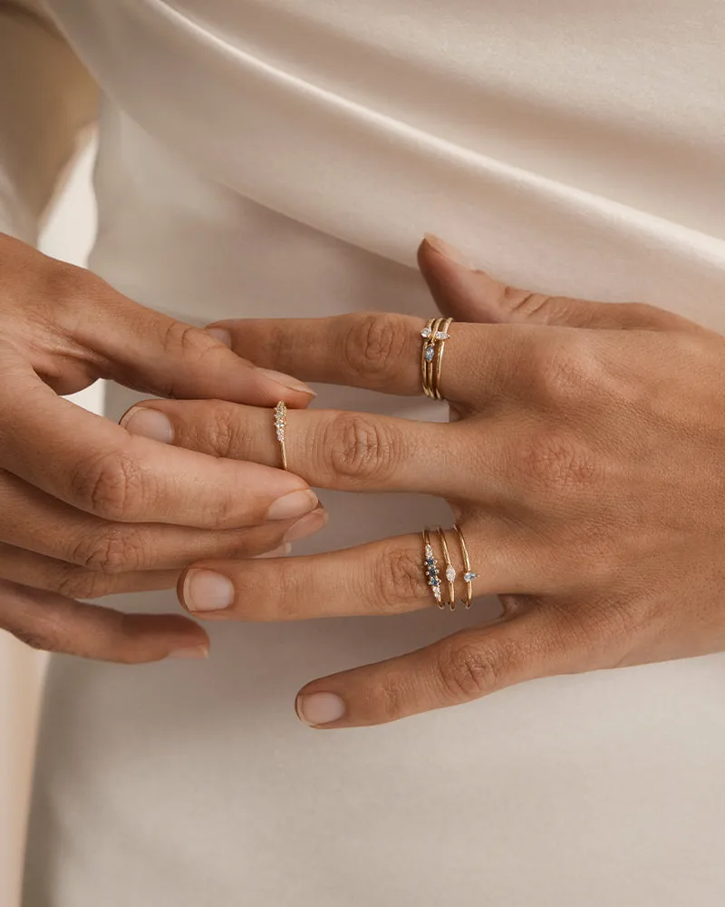 Hattie Stacking Ring | Birthstone