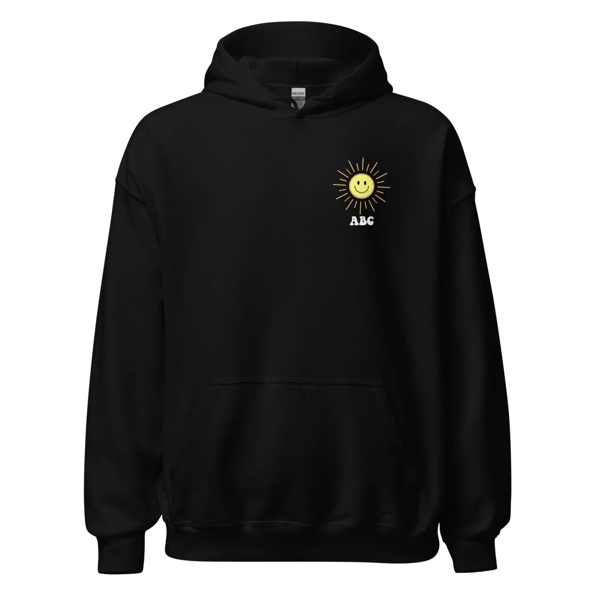 Initialed 'Here Comes The Sun' Front & Back Hoodie