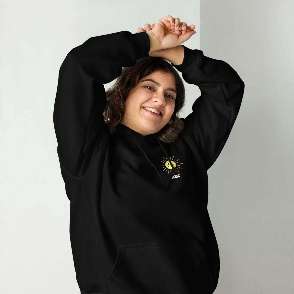 Initialed 'Here Comes The Sun' Front & Back Hoodie