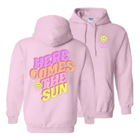 Initialed 'Here Comes The Sun' Front & Back Hoodie