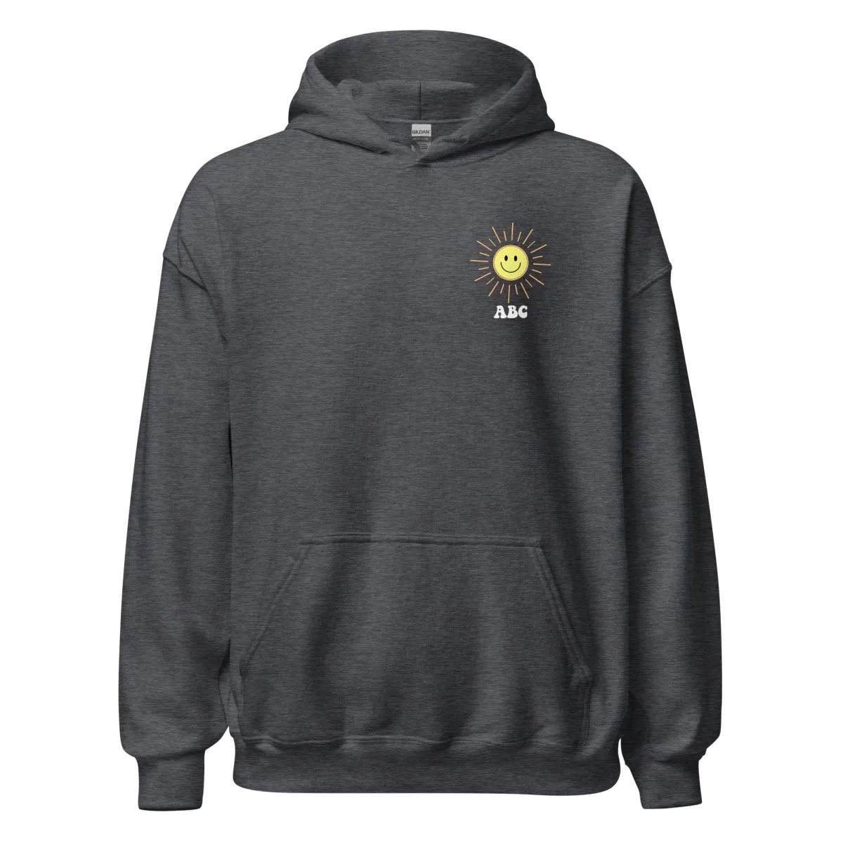 Initialed 'Here Comes The Sun' Front & Back Hoodie