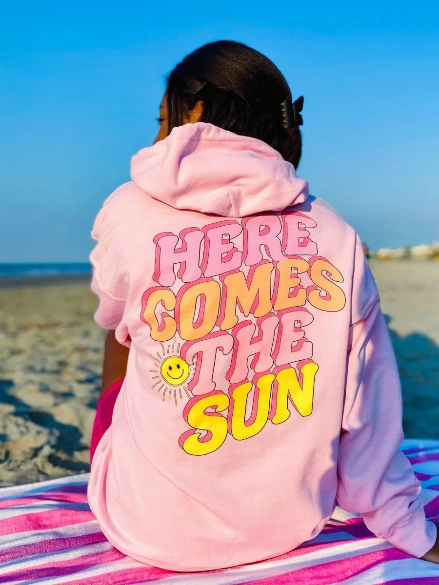 Initialed 'Here Comes The Sun' Front & Back Hoodie