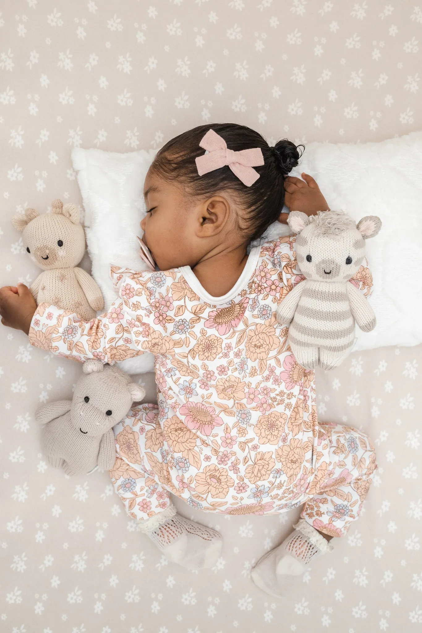 Luna   Luca Floral Jumpsuit & Bow