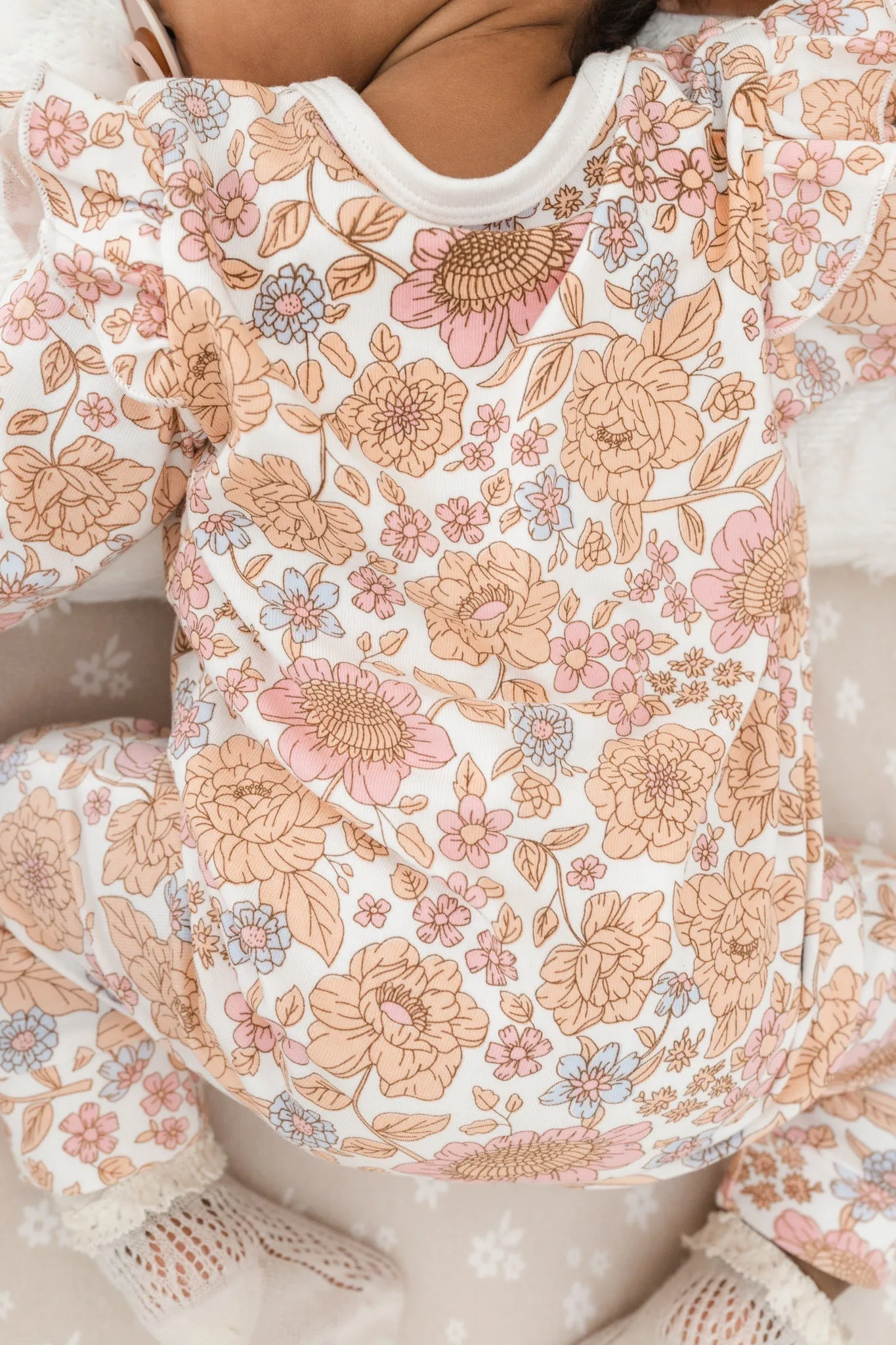 Luna   Luca Floral Jumpsuit & Bow