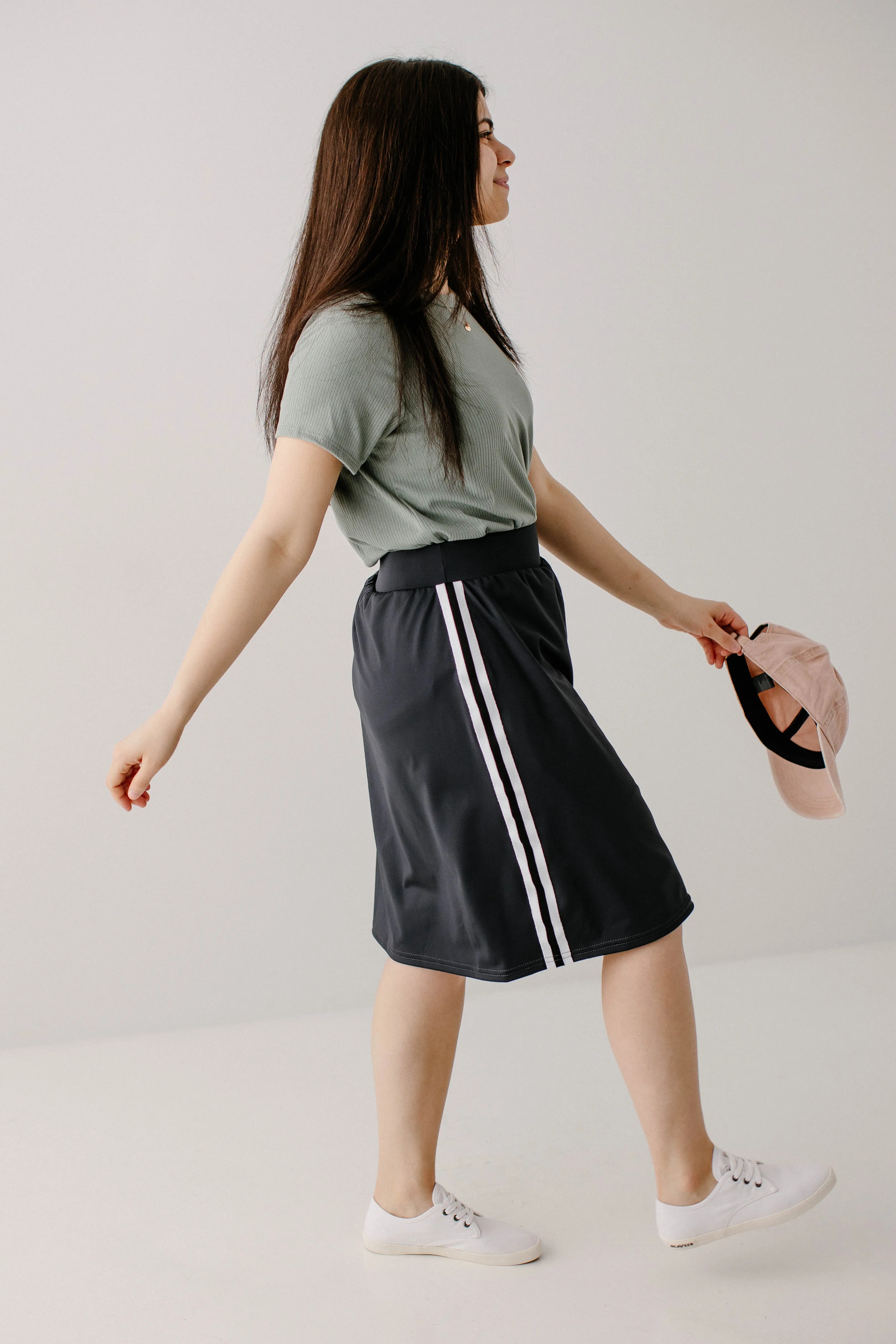 Modest Athletic Knee Length Skort