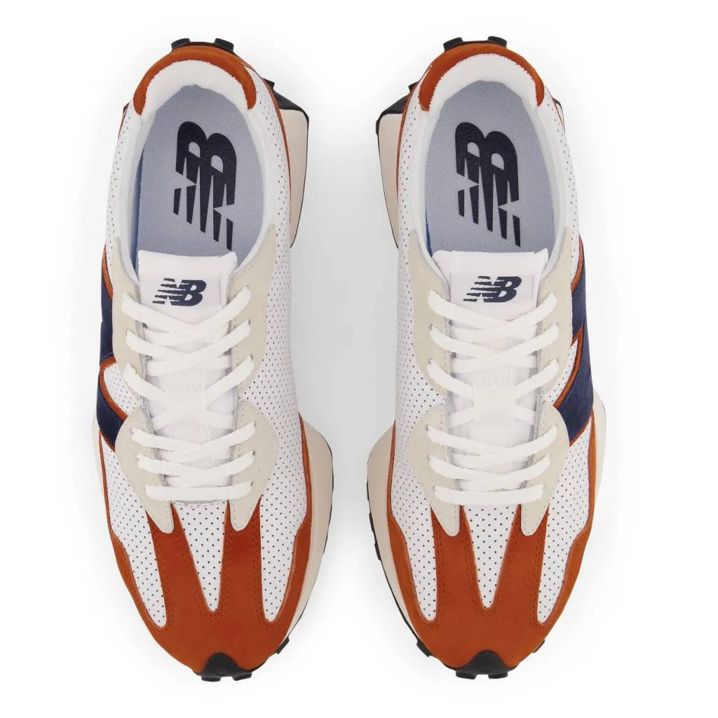 New Balance MS327-PR v1 White with Natural Indigo
