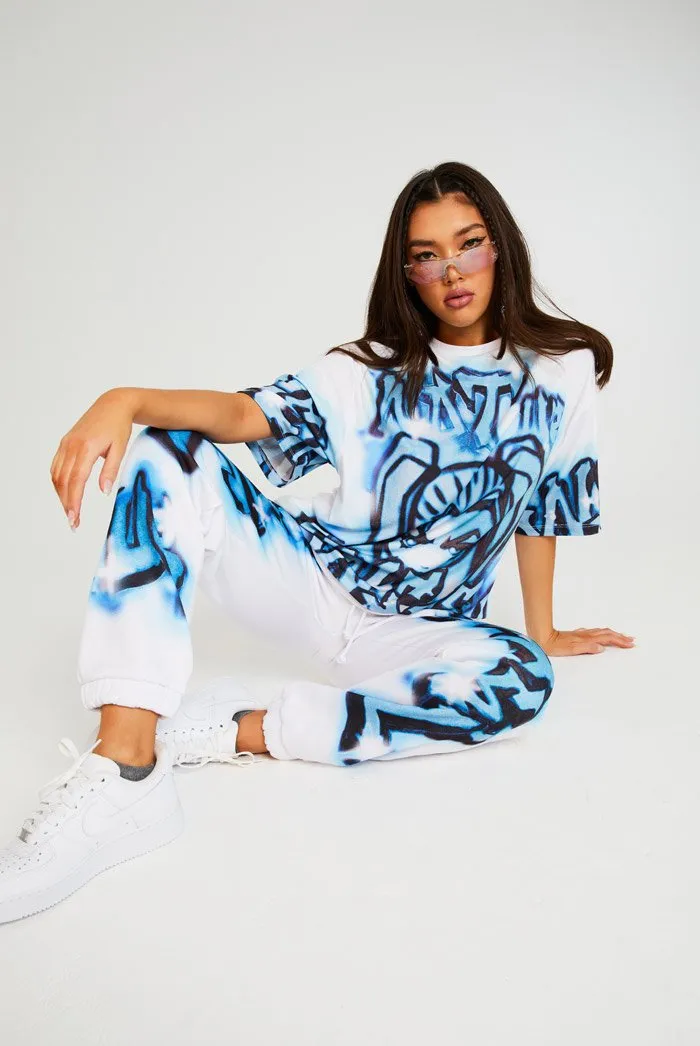 Not ur Angel Graffiti Print T-shirt
