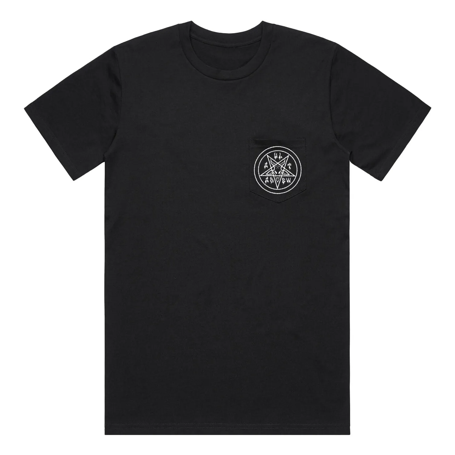 Pentagram Pocket Tee / black