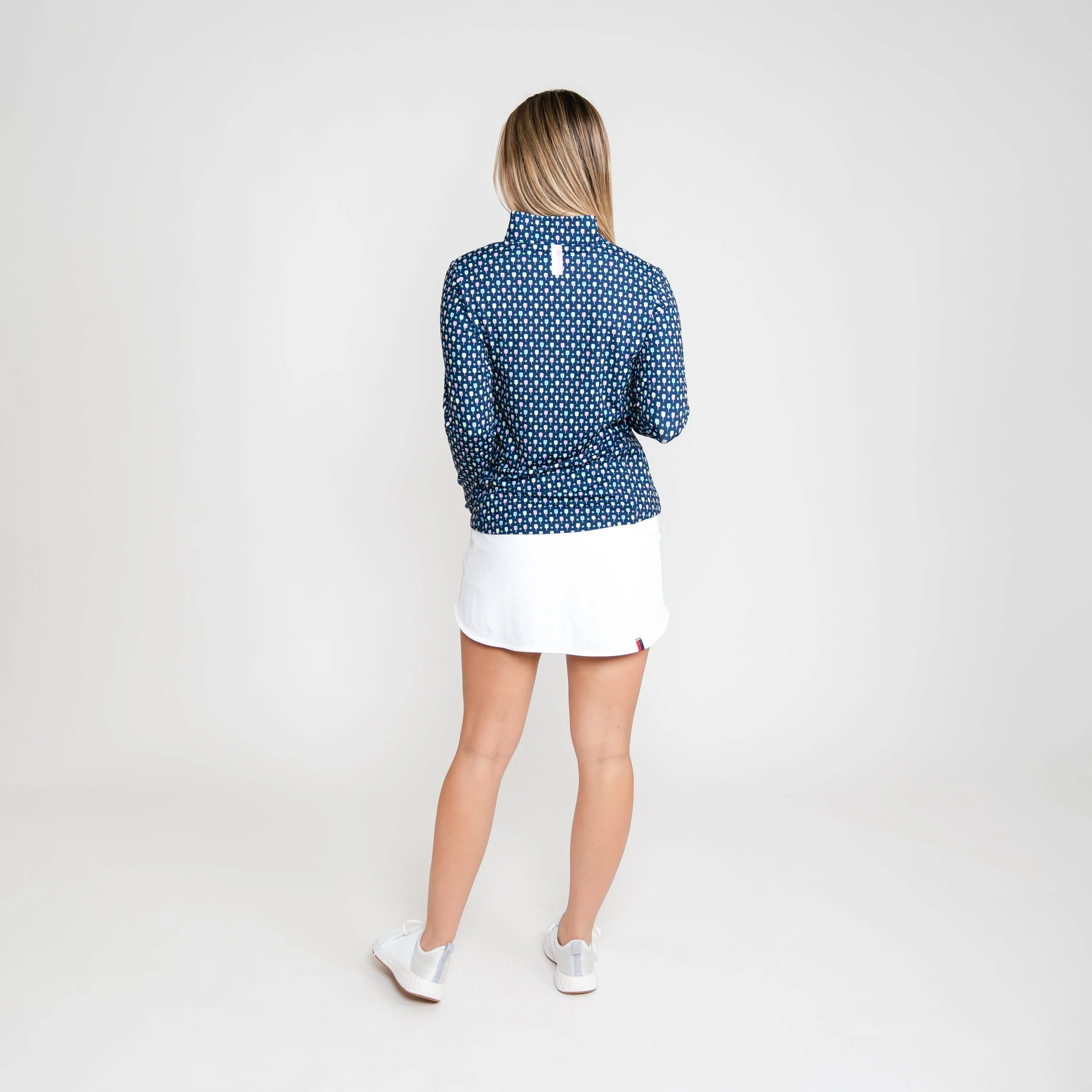 Pickleball Performance Q-Zip | The Pickleball - Admiral Navy