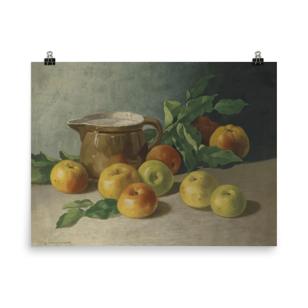 "Stillleben mit Apfeln" Art Print