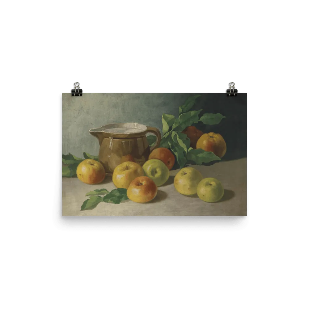 "Stillleben mit Apfeln" Art Print