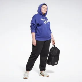 Reebok Apparel Women Reebok Identity Logo Fleece Joggers (Plus Size) Black
