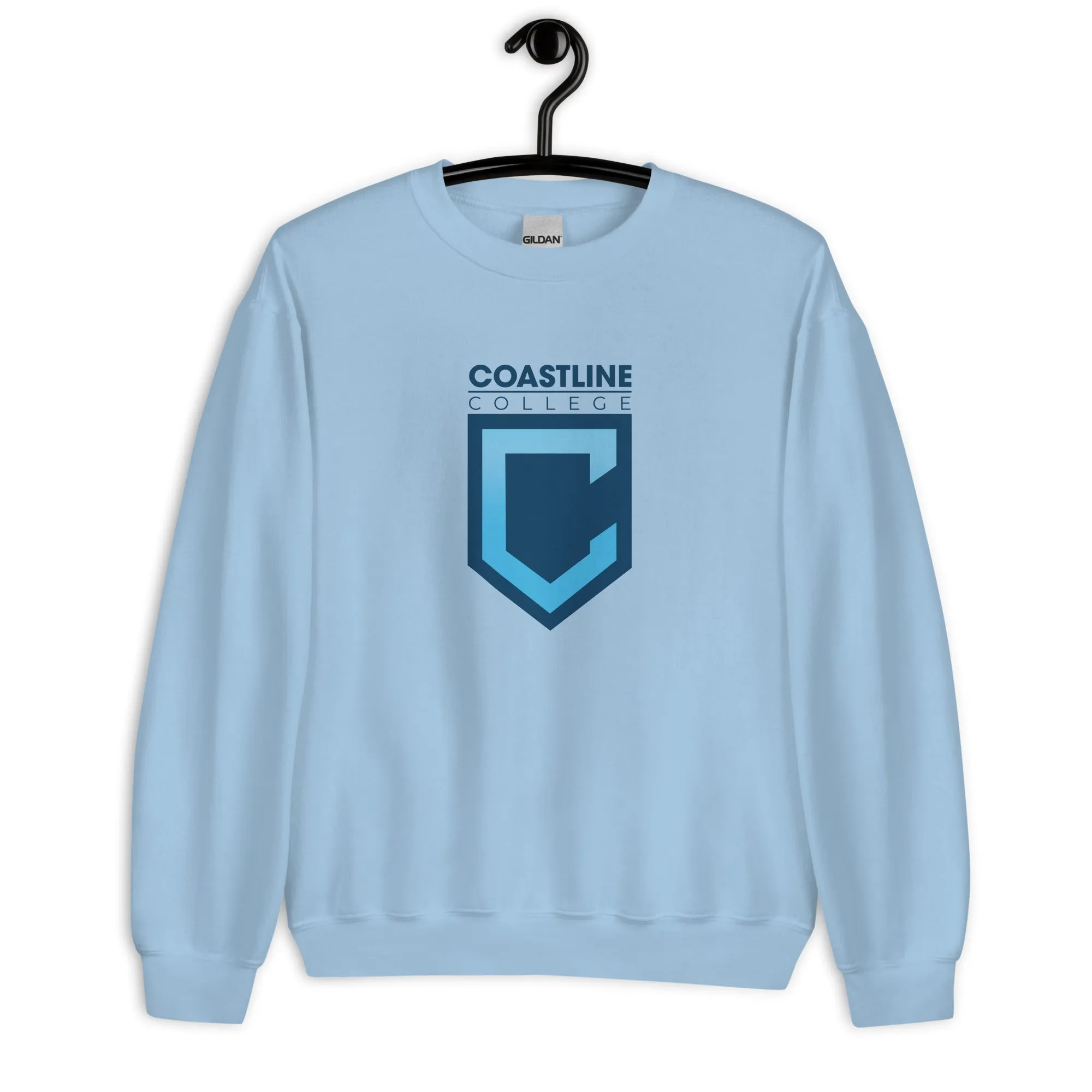 Shield Logo Unisex Crewneck Sweatshirt - Light Colors