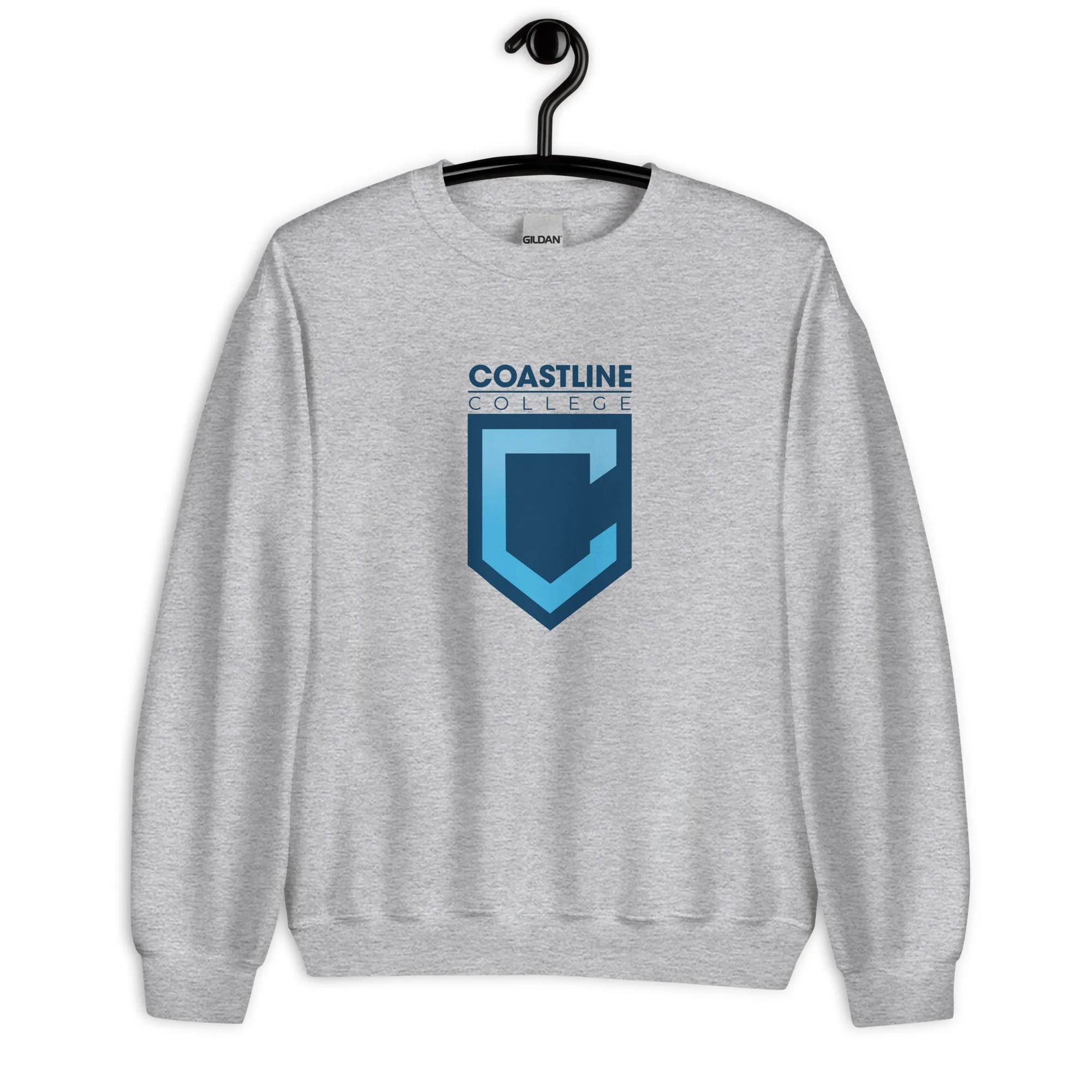 Shield Logo Unisex Crewneck Sweatshirt - Light Colors