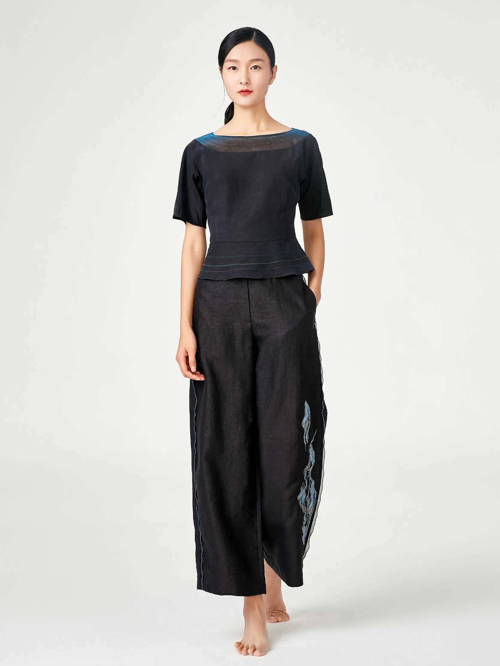 Splicing collar top
