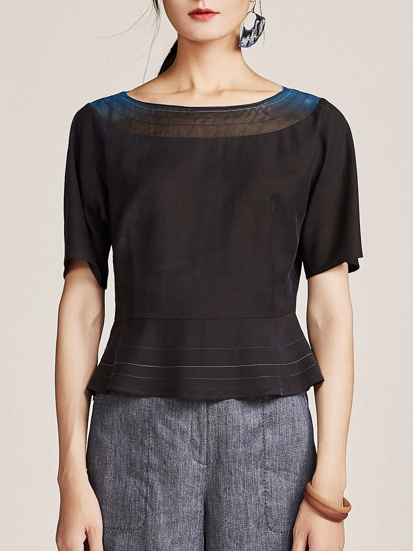 Splicing collar top