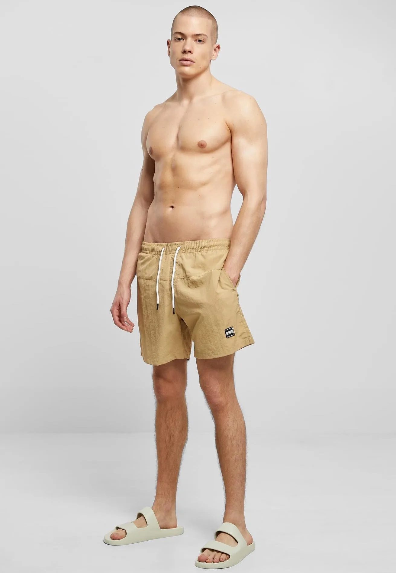 Urban Classics - Block Unionbeige - Board Shorts