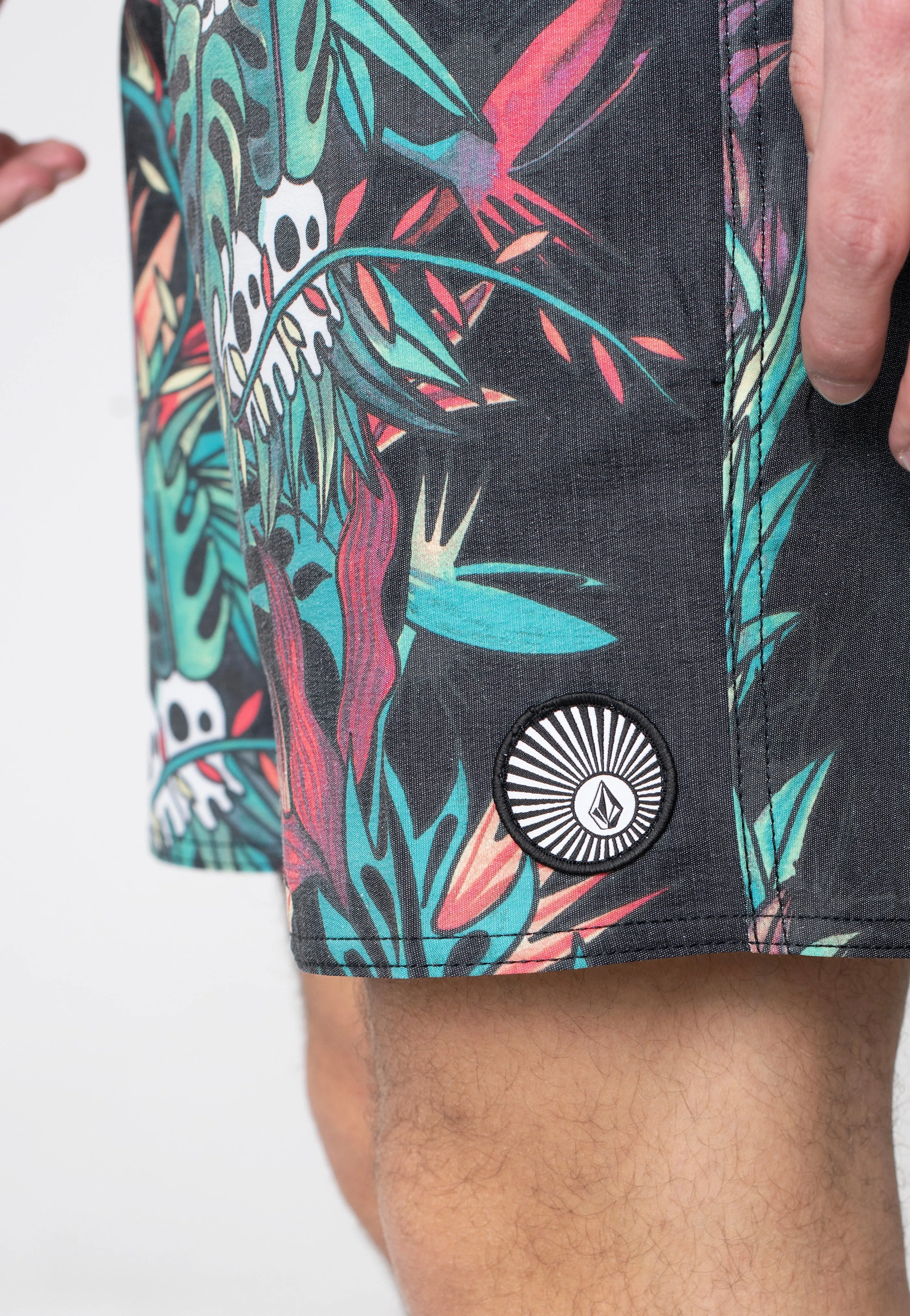 Volcom - V Ent Pepper Stoney 17 Black - Board Shorts